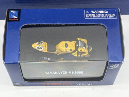 Yamaha YZR M1 1:32 Scale Die Cast Model NewRay Box Set Collectible