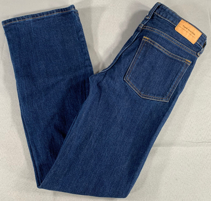 Frank And Oak Womens Jeans 26 The Bootcut Dark Wash Mid Rise Stretch Denim 29x30