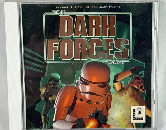 Hasbro Star Wars Dark Forces PC CD-ROM LucasArts Vintage Game 1995
