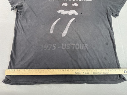 Rolling The Rolling Stones Stones Graphic Tee XXL Gray Cotton Vintage Music