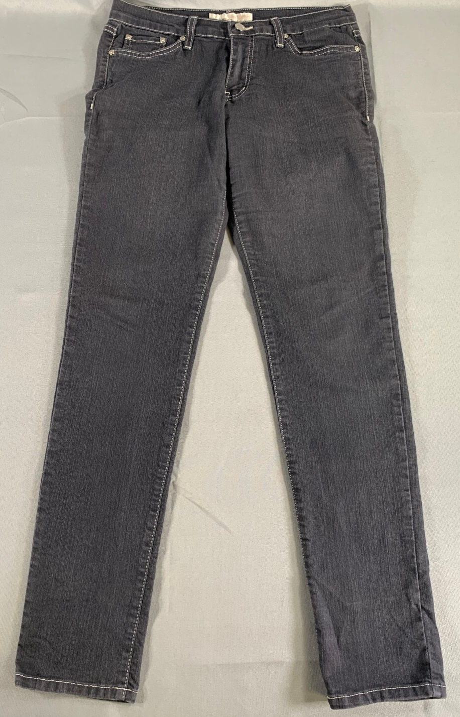 Flying Monkey Gray Skinny Jeans Size 9 Stretch Mid Rise USA Made Classic Fit