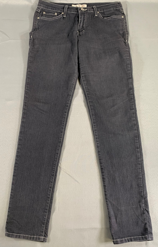 Flying Monkey Gray Skinny Jeans Size 9 Stretch Mid Rise USA Made Classic Fit