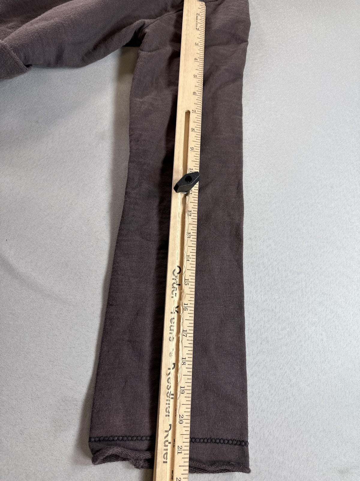 Lucky Brand 8WK3784 Hooded Open Cardigan XL Womens Brown Cotton Blend Long