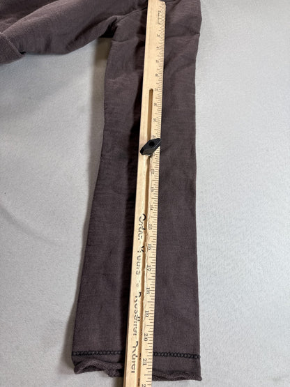 Lucky Brand 8WK3784 Hooded Open Cardigan XL Womens Brown Cotton Blend Long
