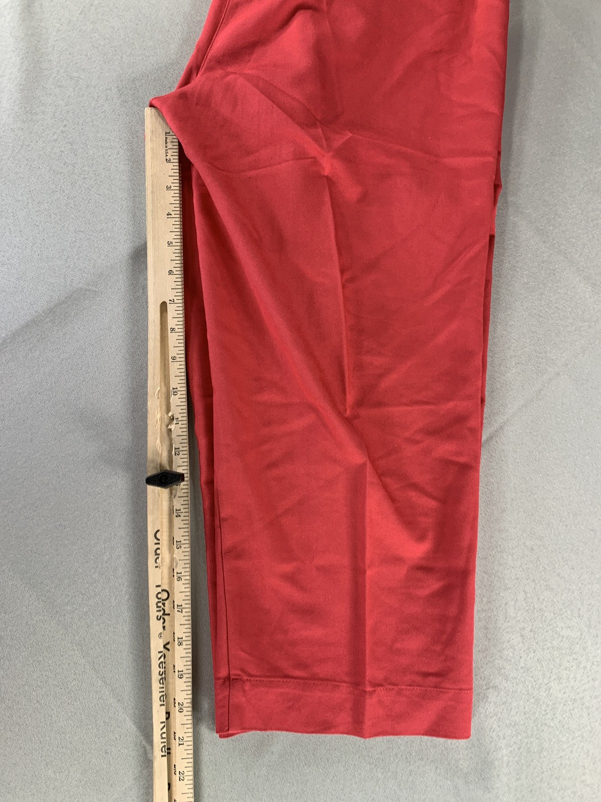Fairway Outfitters Pants Womens Size 12 Red Stretch Straight Leg Casual Golf