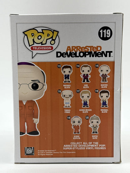 Funko Pop Arrested Development George Bluth Sr #119 Vinyl Figure Orange TV NWT