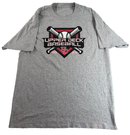 Upper Deck Baseball UD 2023 Club Team Graphic T-Shirt Heather Gray Large Apparel