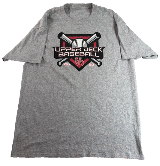 Upper Deck Baseball UD 2023 Club Team Graphic T-Shirt Heather Gray Large Apparel