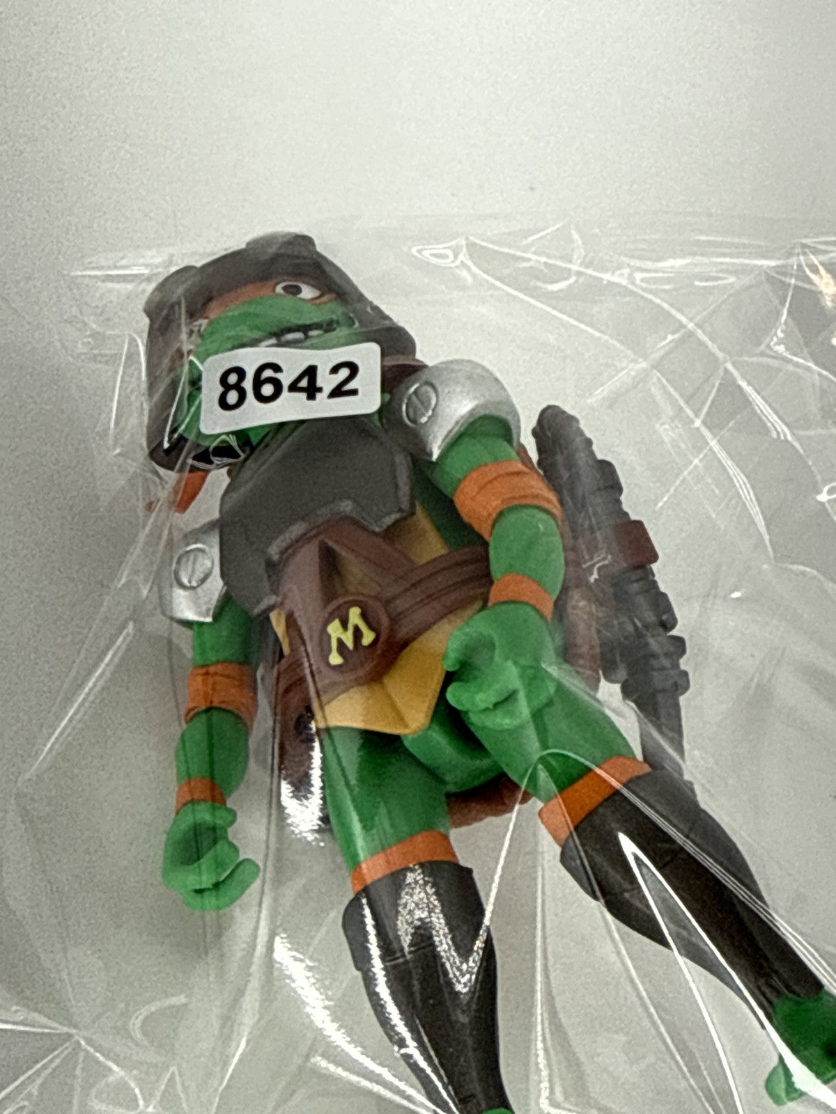 Playmates Collectible Michelangelo Action Figure Green Plastic TMNT Teenage Toy