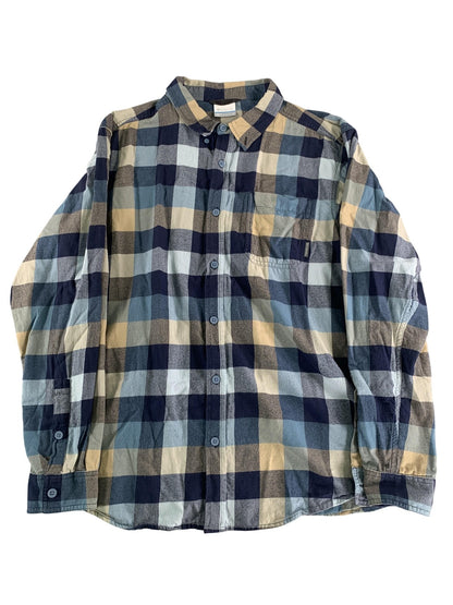 Columbia Shirt Mens Large Plaid Button Down Long Sleeve Outdoor Casual Top NWT