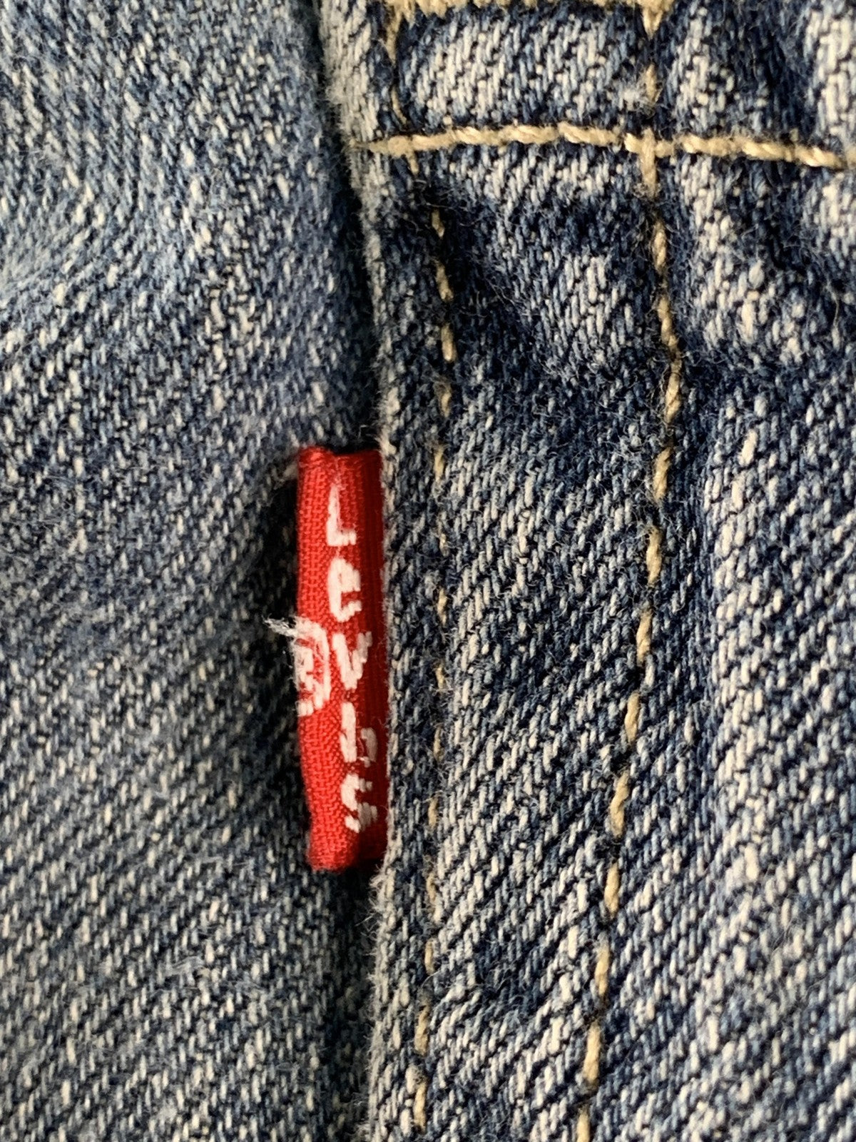 Levi's 550 Jeans Boys 28x23 Medium Wash Relaxed Fit Husky Denim Tapered Leg