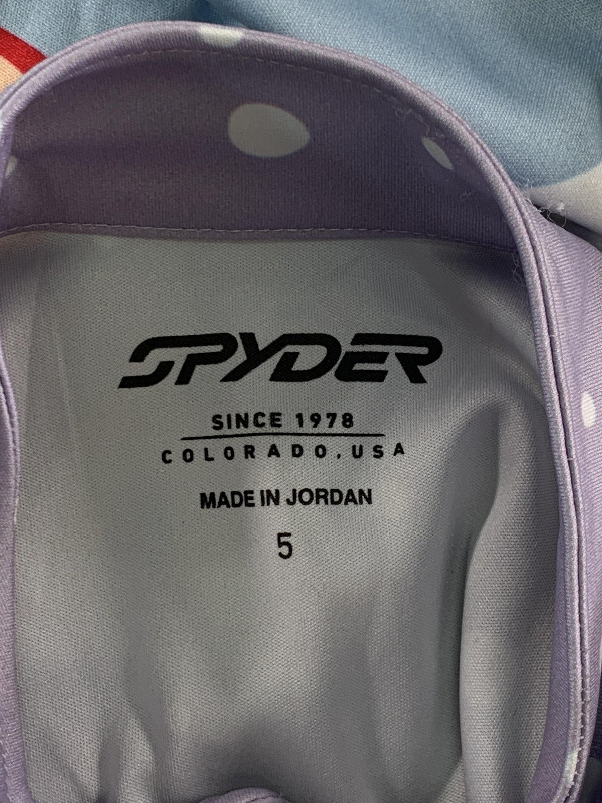 Spyder Pullover Youth 5 Purple Quarter Zip Penguin Winter Graphic Long Sleeve