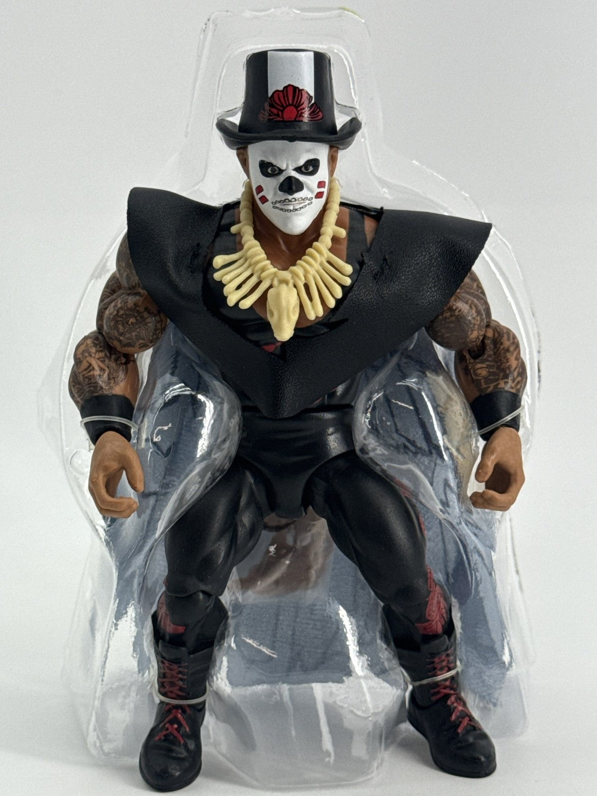 WWE Superstars Papa Shango Action Figure Mattel Retro WWF Series 3 Loose Complet