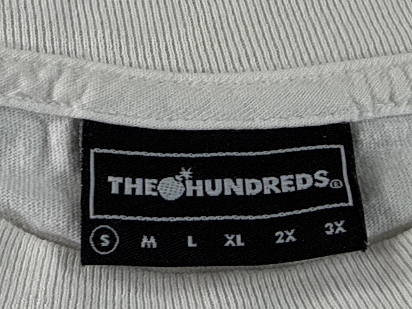 Hundreds The Graphic Tee S Streetwear White 100% Cotton Short Sleeve