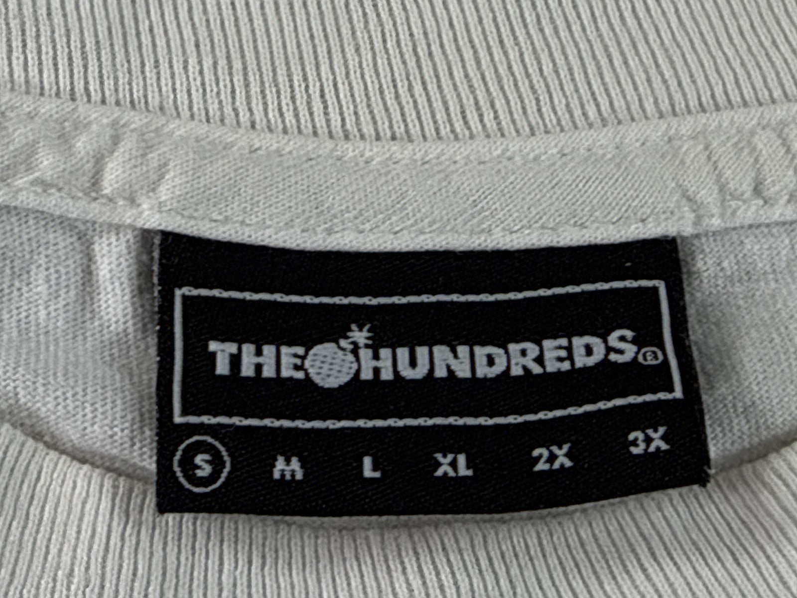 Hundreds The Graphic Tee S Streetwear White 100% Cotton Short Sleeve