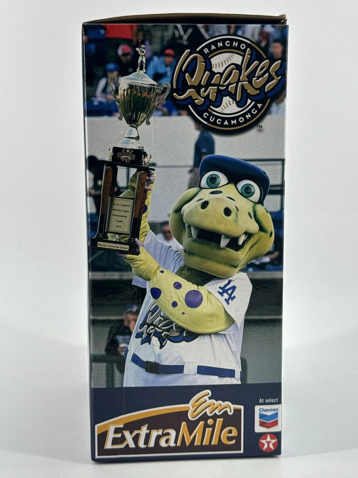 Rancho Cucamonga Quakes Tremor Bobblehead MiLB Dodgers Red Apparel Clothing New