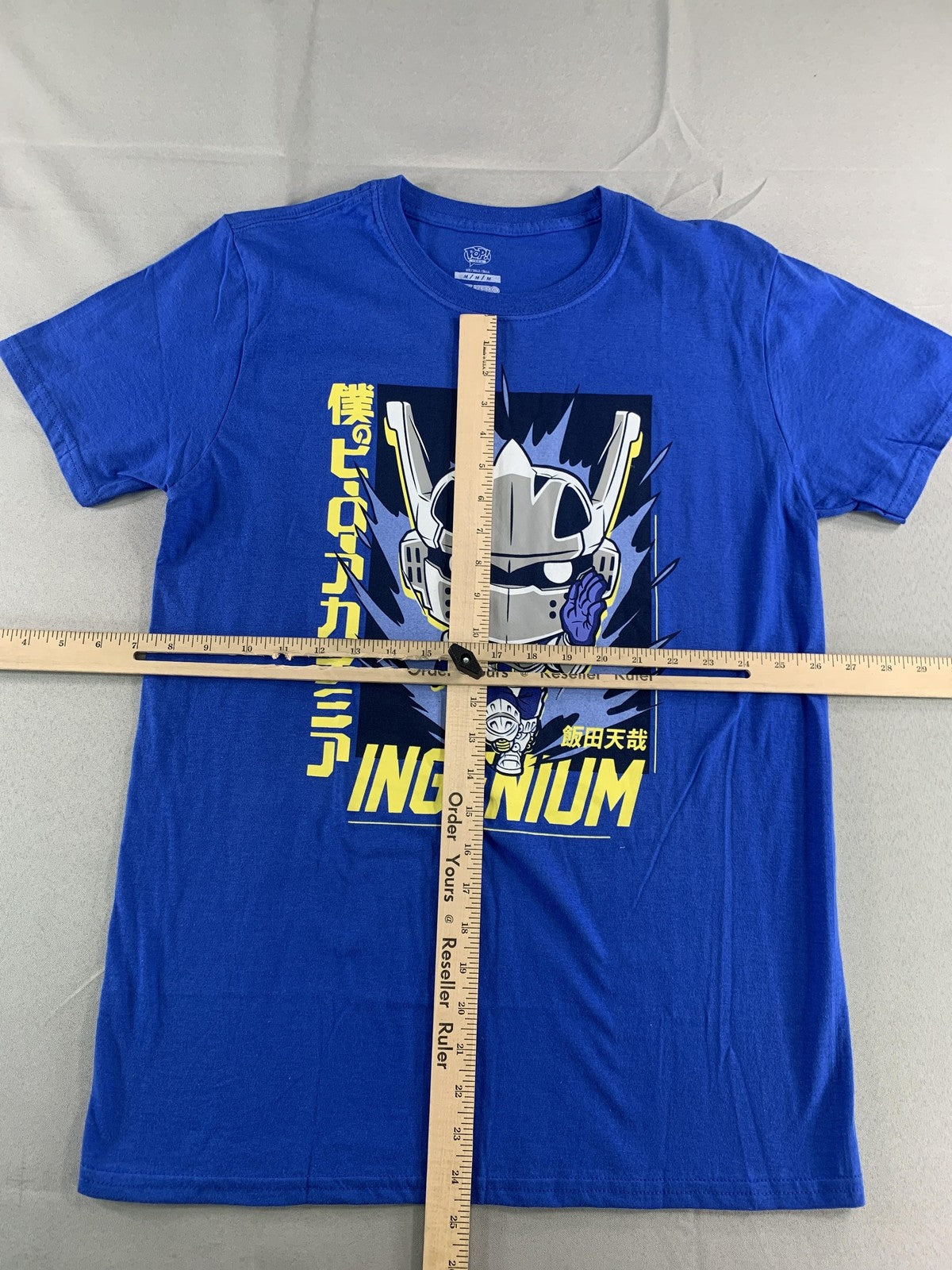 My Hero Academia Shirt Mens Medium Blue Ingenium Tenya Iida Anime Graphic Funko