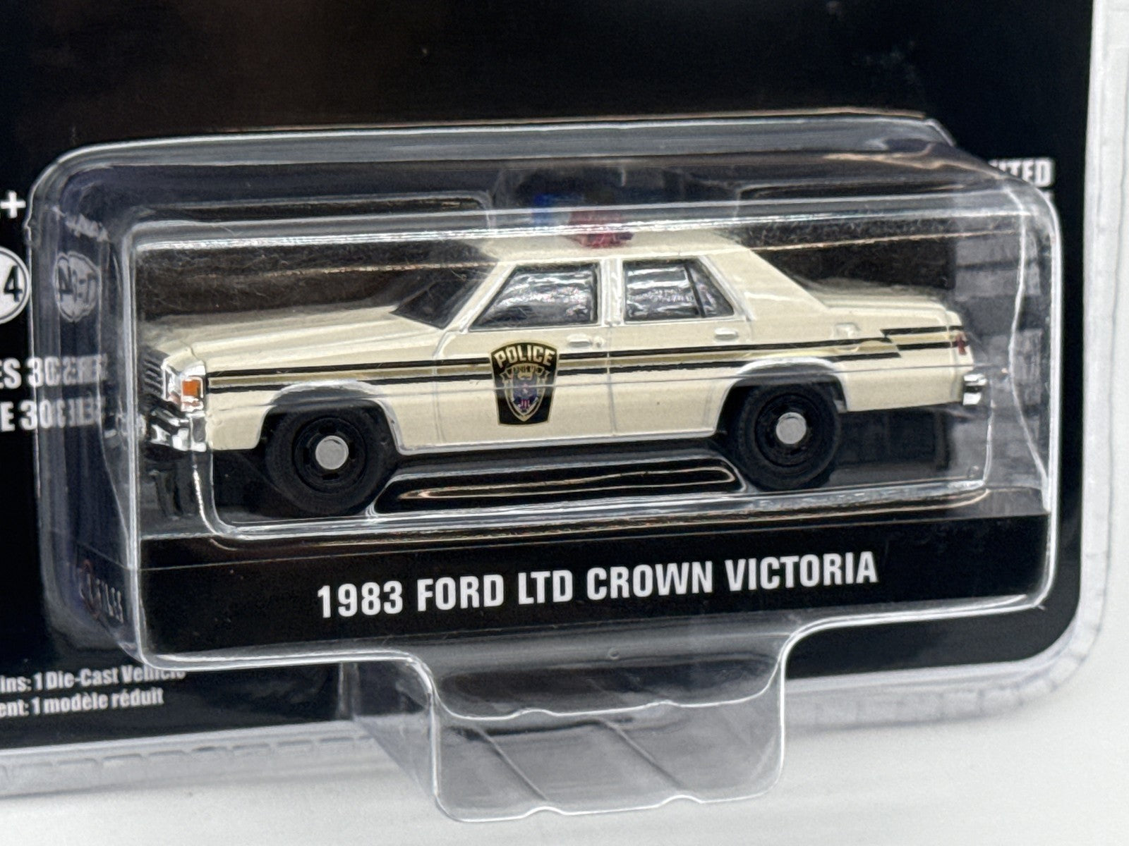 GreenLight The X Files Ford LTD Crown Victoria Diecast Car 1:64 White Metal