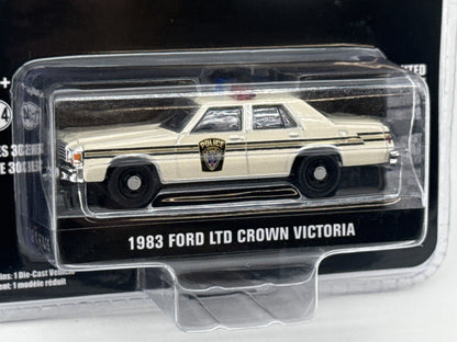 GreenLight The X Files Ford LTD Crown Victoria Diecast Car 1:64 White Metal