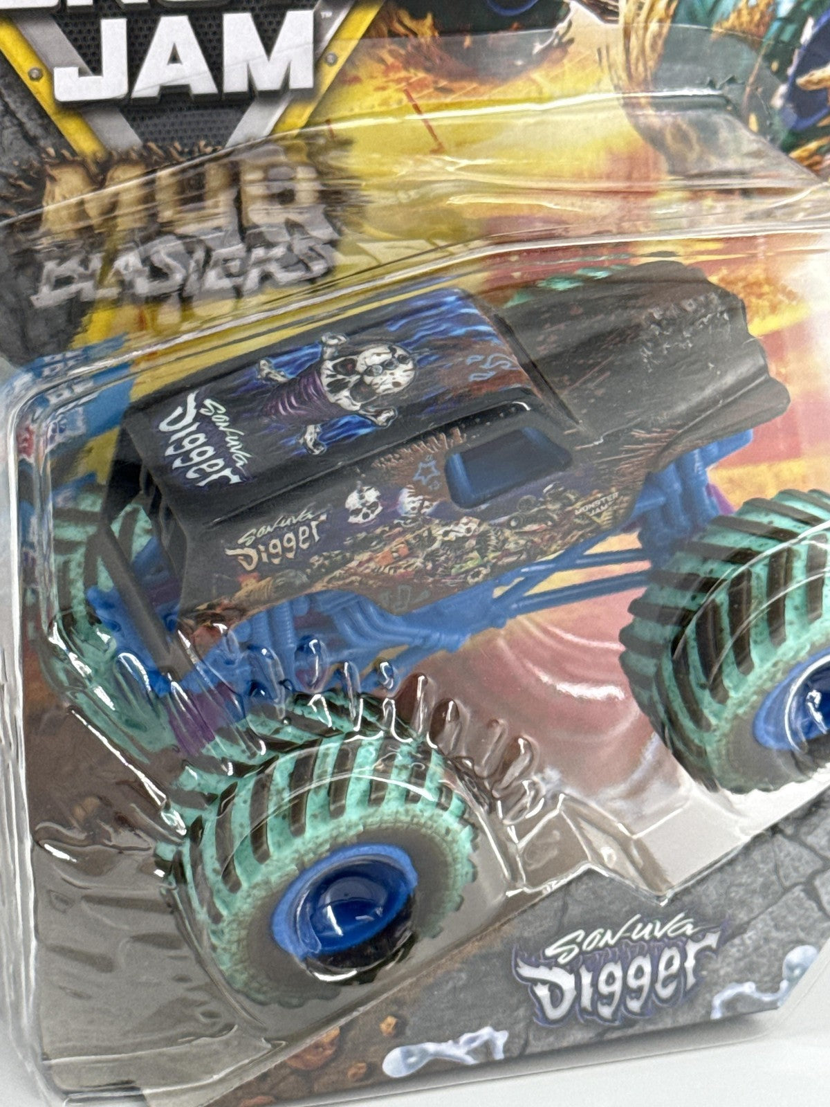 Monster Jam Mud Blasters Son-Uva Digger 1:64 Diecast Truck Color Change New