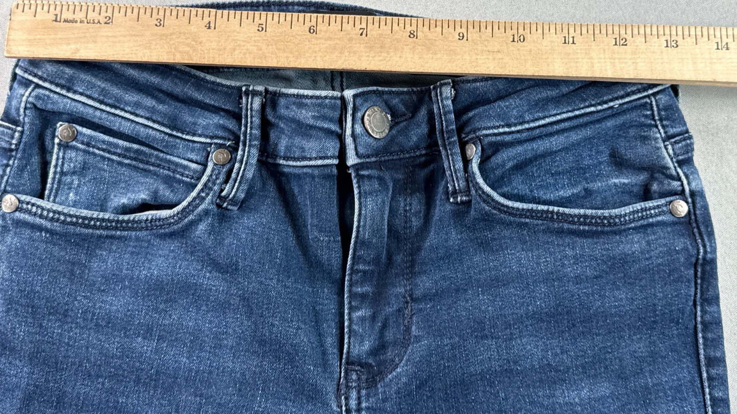 Simply Vera Vera Wang Bootcut Jeans Womens 2R Dark Wash Mid Rise Stretch