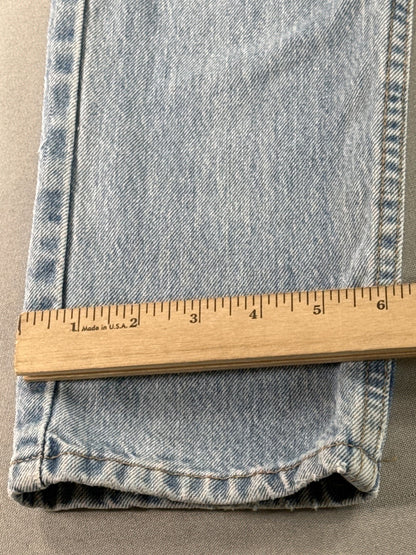 Levi's 510 Straight Jeans 30 Unisex Light Wash Denim Vintage Leg Made in