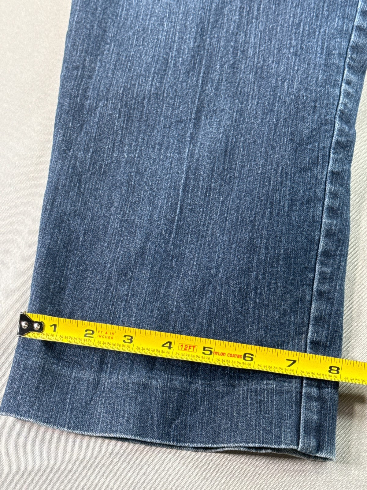 Laura Scott Woman Pull On Jeans 2X Medium Wash Blue Stretch Comfort Waist Denim