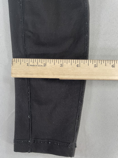 Puma Leggings Womens Medium Black Moto Activewear Mesh Panel High Waist Athletic