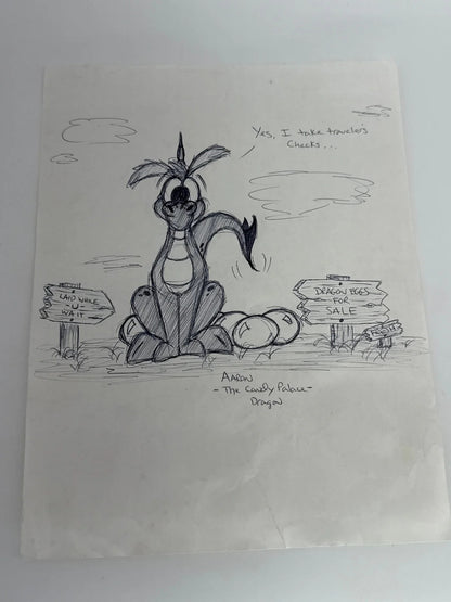 1994 Walt Disney Gallery Grand Opening Brochure Sketch Art Candy Palace Apparel