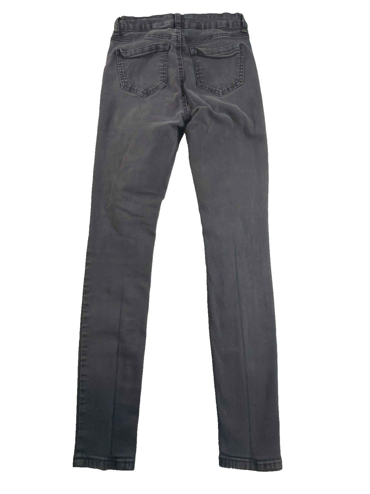 WAX Jean Los Angeles Womens 3/26 Gray Black Distressed Ripped Skinny Jeans NWT