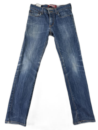 Levi's Skinny Jeans 27X27 Blue Distressed Faded Stretch Denim Mid Rise
