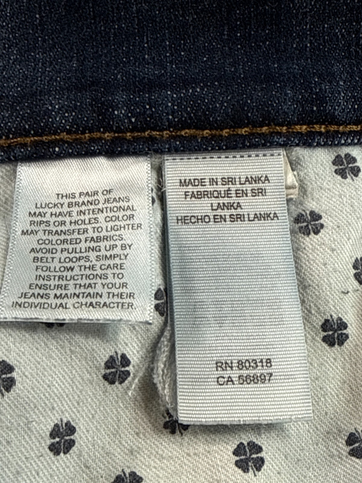 Lucky Brand 363 Straight Jeans Mens 34x30 Blue Medium Wash Stretch Denim