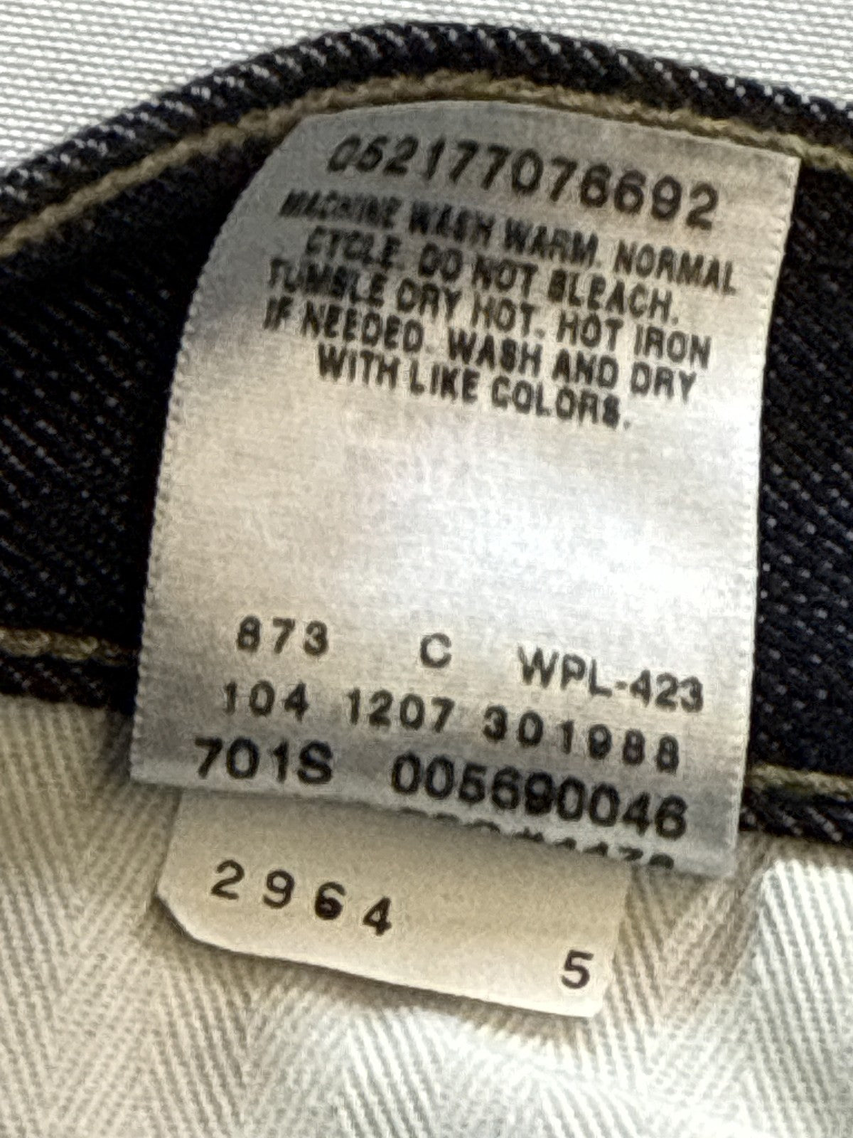 Levi's 569 Straight Leg Dark Wash Denim Jeans W34 L30 100% Cotton New Tags Mid