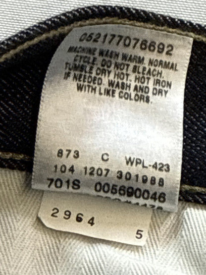 Levi's 569 Straight Leg Dark Wash Denim Jeans W34 L30 100% Cotton New Tags Mid