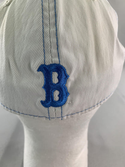 UCLA Bruins Hat Cap Fitted Mens XL White Blue NCAA Basketball Script One Fit 84