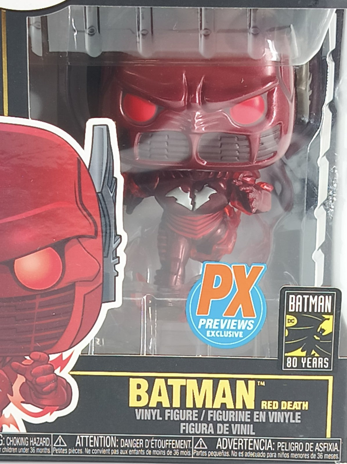 Funko Pop! Batman Red Death #283 PX Previews Exclusive DC | With Box Apparel NWT