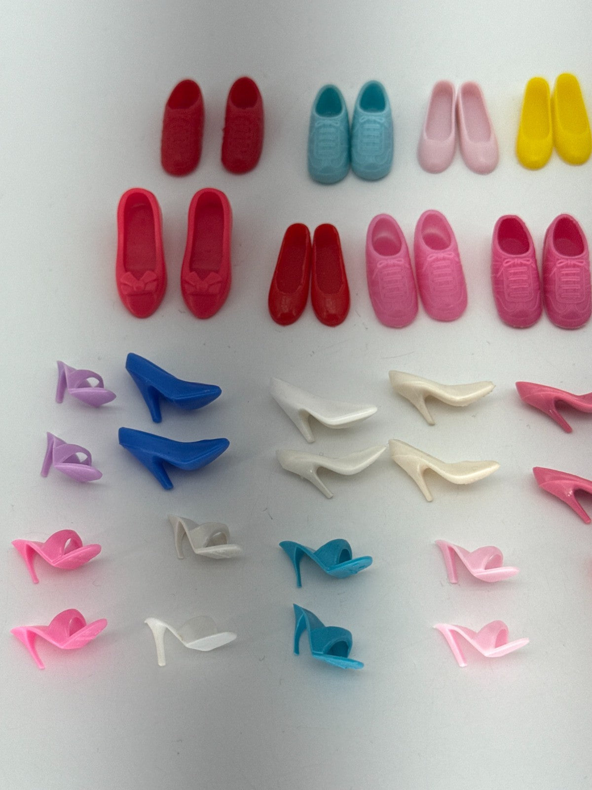 Barbie Doll Shoes Huge Lot Vintage Mixed Heels Boots Sneakers Cowboy Ken 100+pc