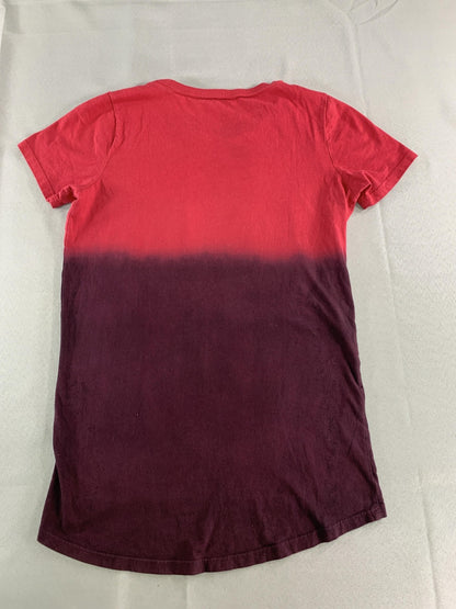 Hedgehog Character Graphic Tee Women's Small Red Black Anime Gaming T-Shirt