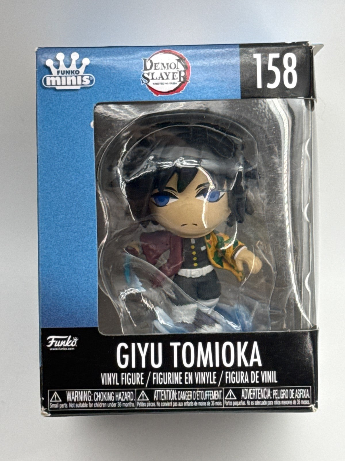 Demon Slayer Funko Minis Giyu Tomioka + Snow Globe Lot Anime Figures NIB Apparel
