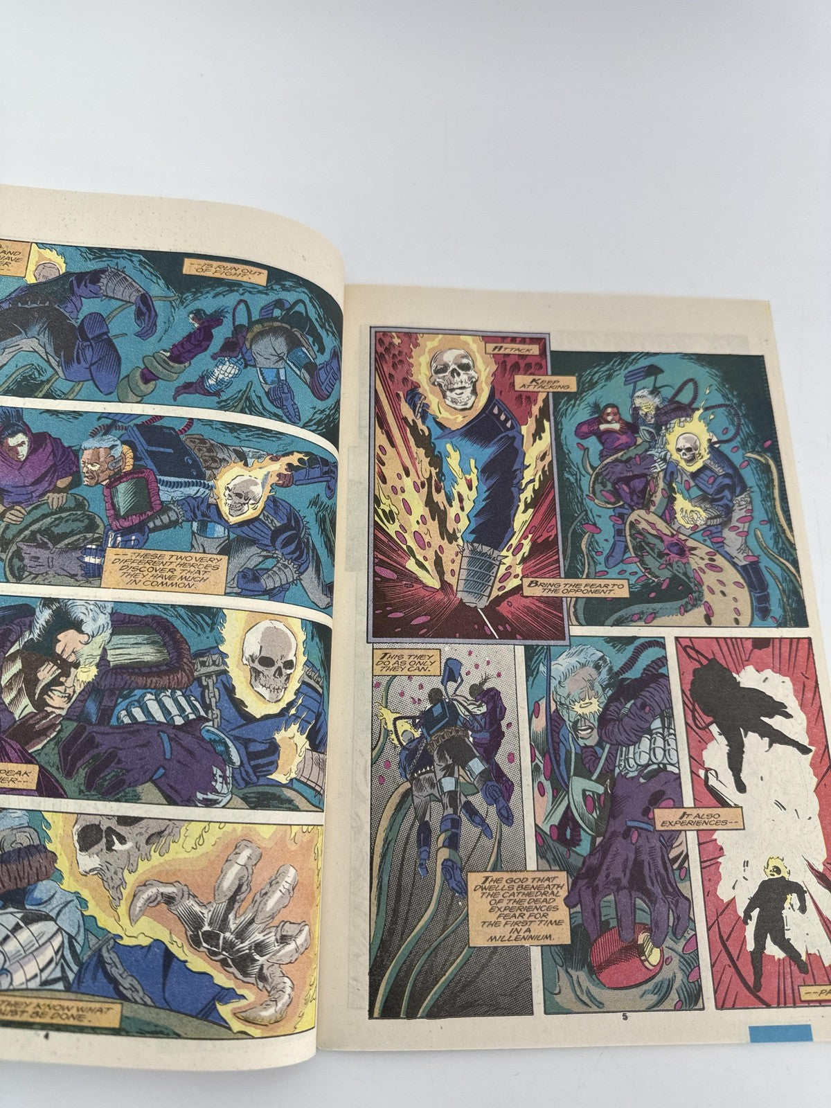 Vintage 1991 Marvel Comics Presents #93 Comic Book Wolverine Ghost Rider Cable