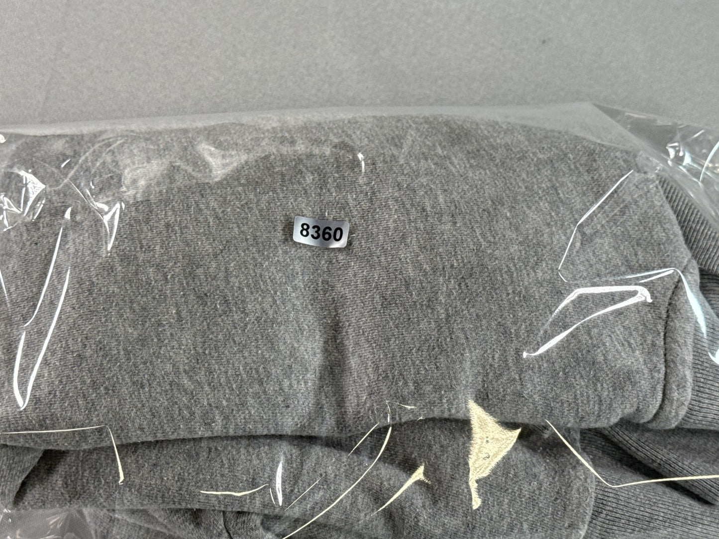 adidas Sweatshirt S Grey Cotton Blend Crewneck Long Sleeve Regular Fit Graphic