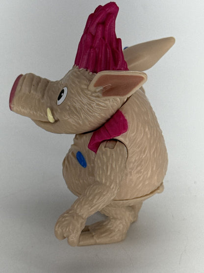Playmates Mutant Tots Rocksteady TMNT Monster Figure Brown Plastic Movable Arms