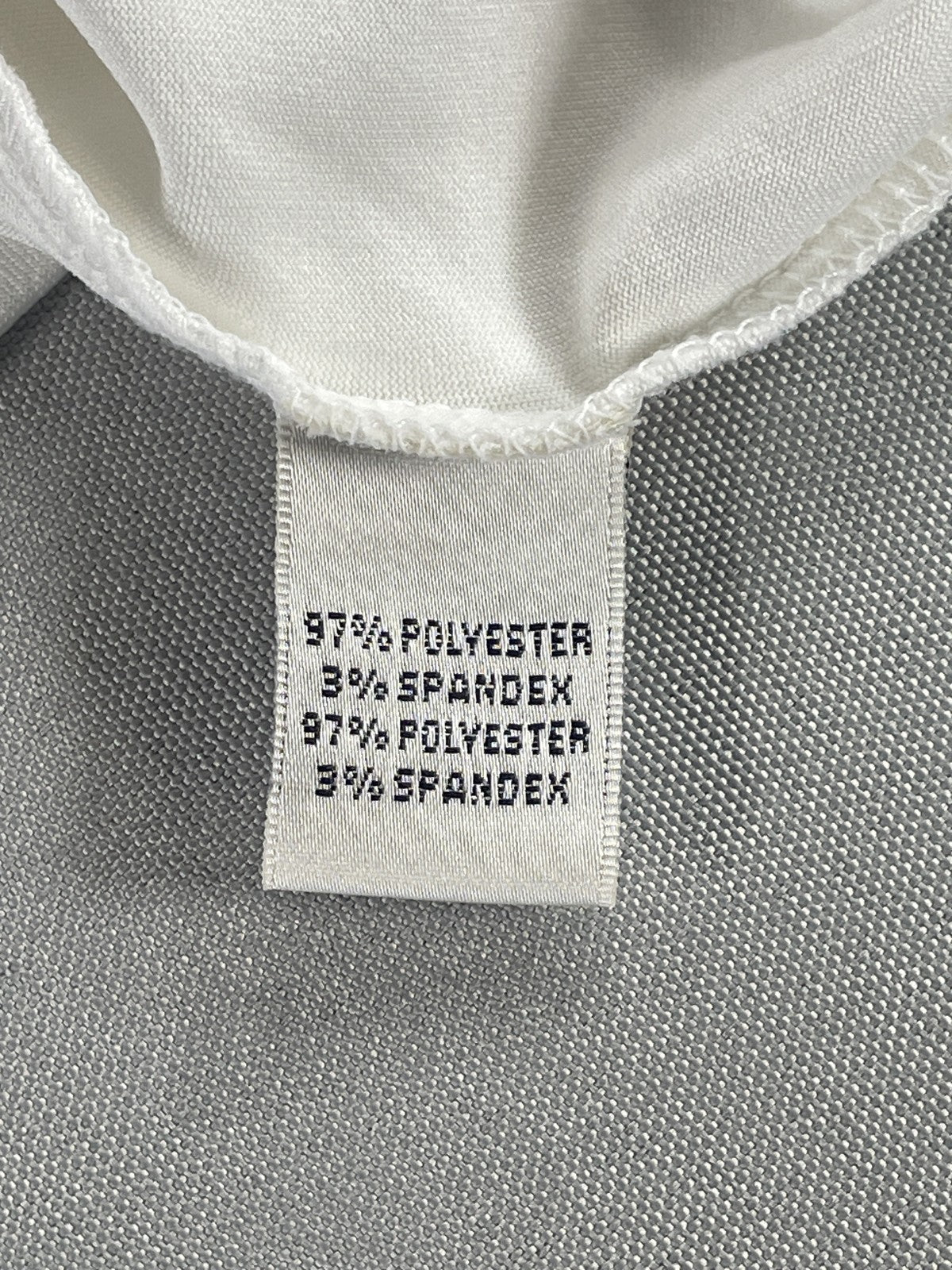 Sport Haley Shirt Womens Large White Pink Zip Golf Athletic Performance Stretch