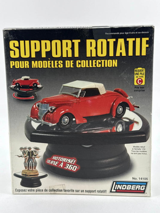 Lindberg Motorized Rotating Display Stand 360° for 1/32 Model Cars Unbranded NWT