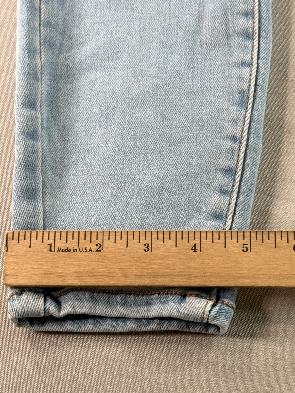 Wax Jean Butt I Love You Skinny Jeans Women 14 Light Wash Denim Mid Rise Stretch