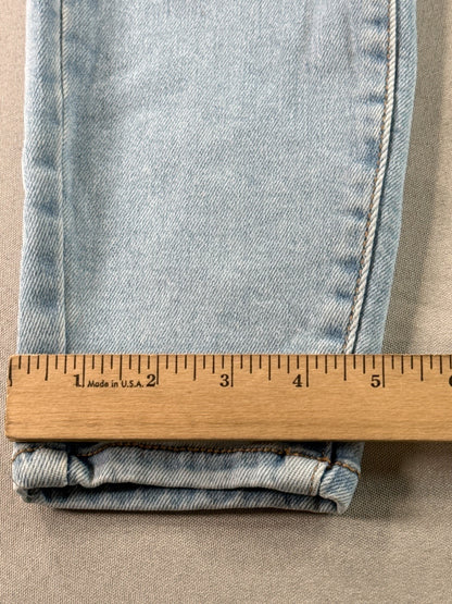 Wax Jean Butt I Love You Skinny Jeans Women 14 Light Wash Denim Mid Rise Stretch