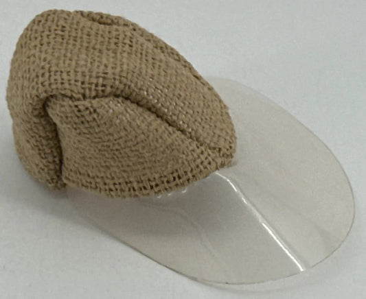 Vintage Barbie Burlap Hat w/ Clear Brim 70s Style Doll Accessory Rare Retro NWT