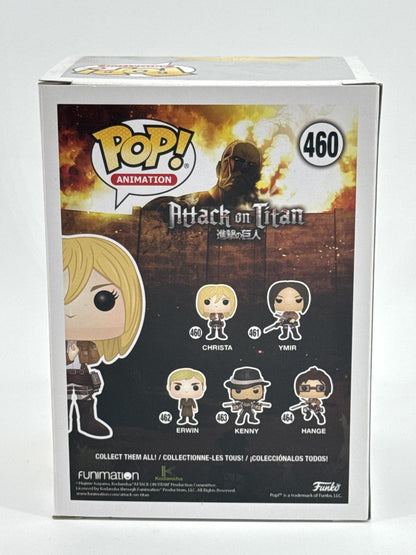 Funko Pop Animation Attack On Titan Christa #460 Vinyl Figure Anime Manga NWT
