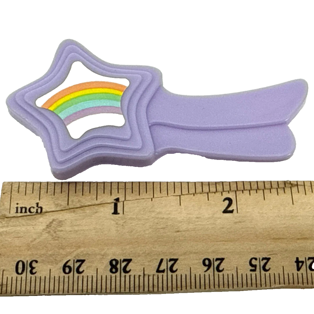 Star Rainbow Brush My Little Pony G1 Vintage 1980s Hasbro Shooting Star MLP NWT