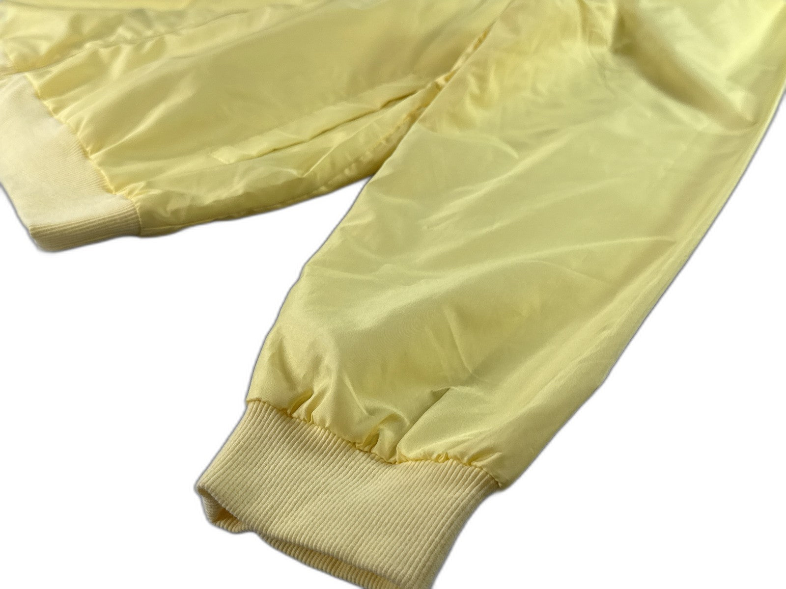 Friends TV Show Yellow Bomber Jacket Large Polyester Outerwear